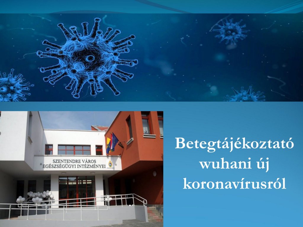 Tájékoztató a koronavírusról