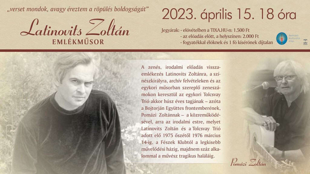 Latinovits Zoltán emlékműsor